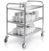 Promo Service Trolley Stainless Steel Troli Pengantar Makanan