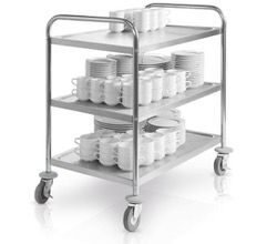 Promo Service Trolley Stainless Steel Troli Pengantar Makanan