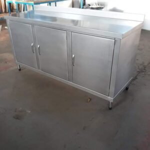 Work Table Cabinet Stainless| Lemari Penyimpanan