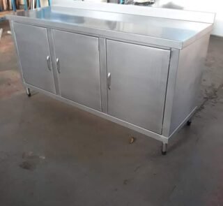 Work Table Cabinet Stainless| Lemari Penyimpanan
