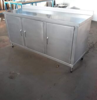 Work Table Cabinet Stainless| Lemari Penyimpanan