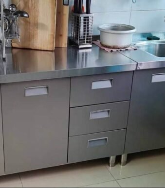 Straight Stainless Steel Modular Kitchen