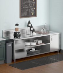 sink stainless cabinet custom