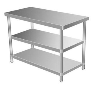 meja stainless 3 susun custom