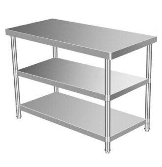 meja stainless 3 susun custom