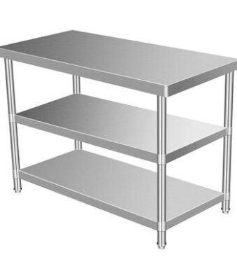 meja stainless 3 susun custom