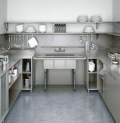 Dapur Minimalis Dengan KitchenSet StainlessSteel,