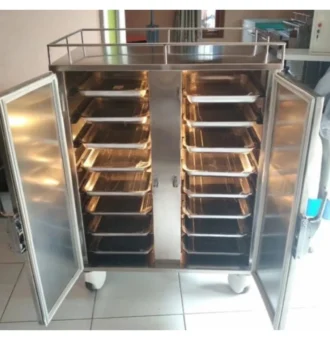 Jual FOOD TROLLEY 16 SUSUN STAINLESS PLUS WARMER