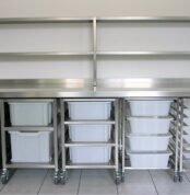 Meja Stainless Custom Untuk Dapur Rumah Sakit