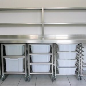 Meja Stainless Custom Untuk Dapur Rumah Sakit