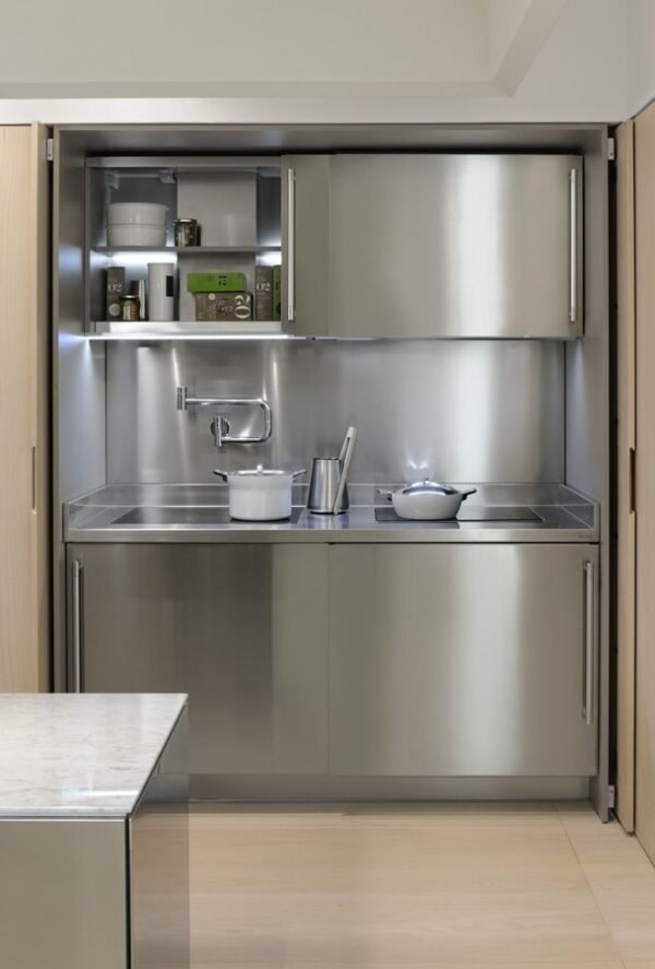 Kitchen Set Stainless Rumah Minimalis Bekasi