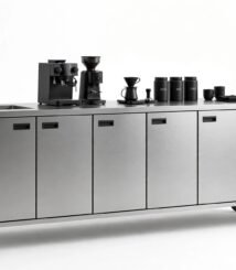 meja cabinet mobile dengan material full stainless steel